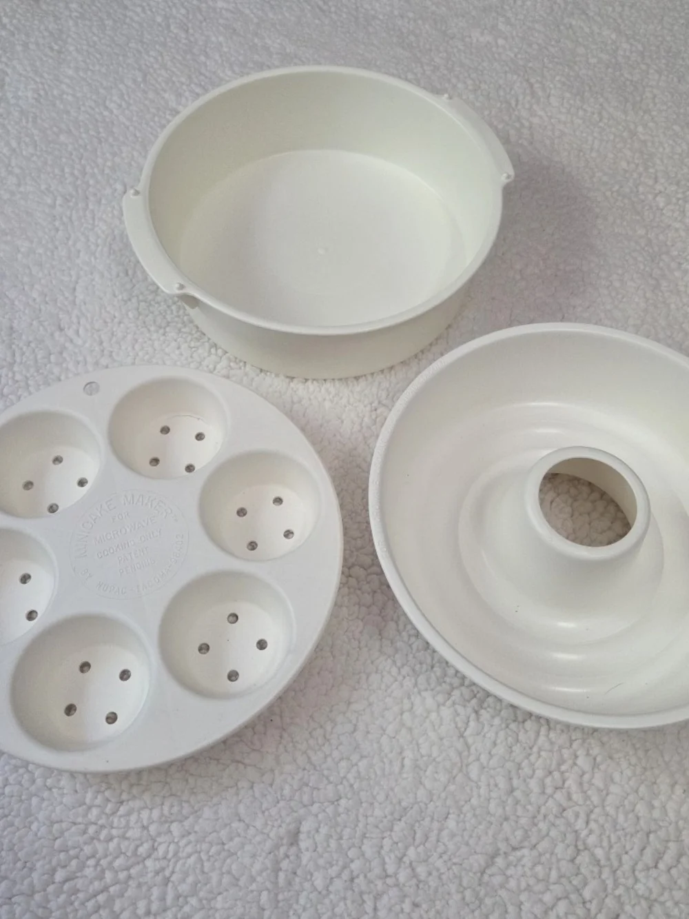 Microrave Mini Cake Maker Pan Set For Microwave 9in Cake Bundt Cupcake Pans